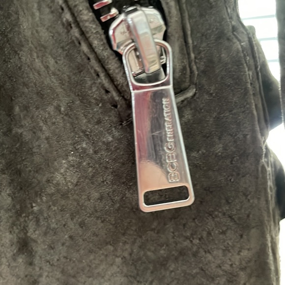 FINAL DROP! 💸BCBG Suede motorcycle jacket - Picture 4 of 8